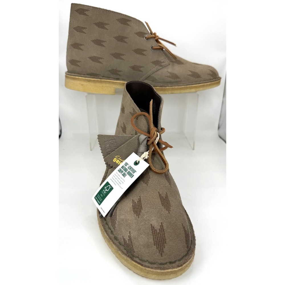 Clarks Original's  Desert Boot Charles F. Stead Grey Suede Mens Sz 11.5 26165992